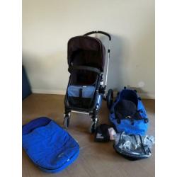 Bugaboo cameleon blauw complete set