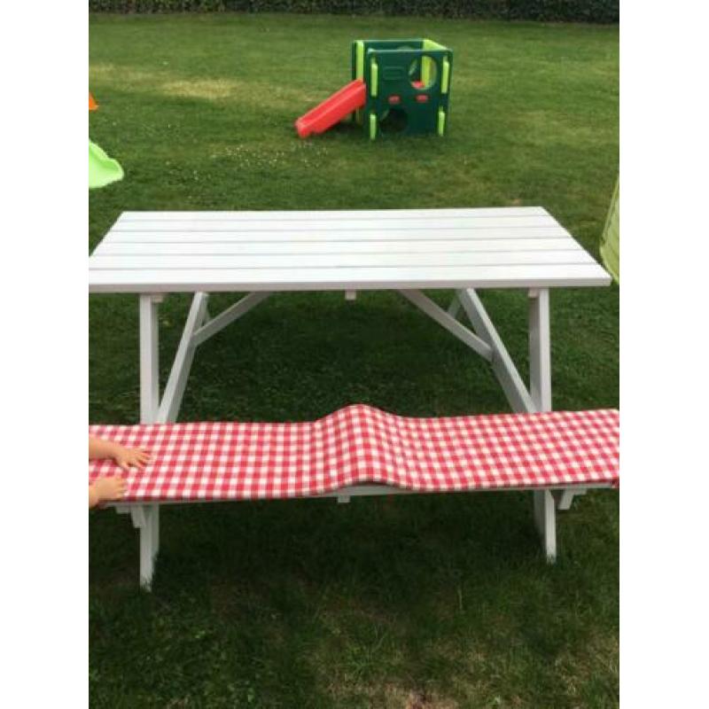Picknicktafel, tuintafel inclusief kussens