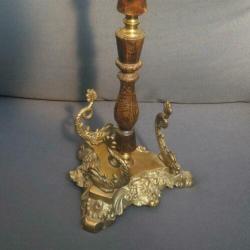 Staande asbak koper 67 cm