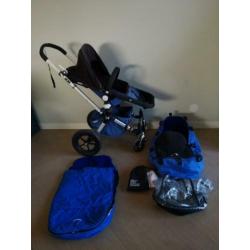 Bugaboo cameleon blauw complete set