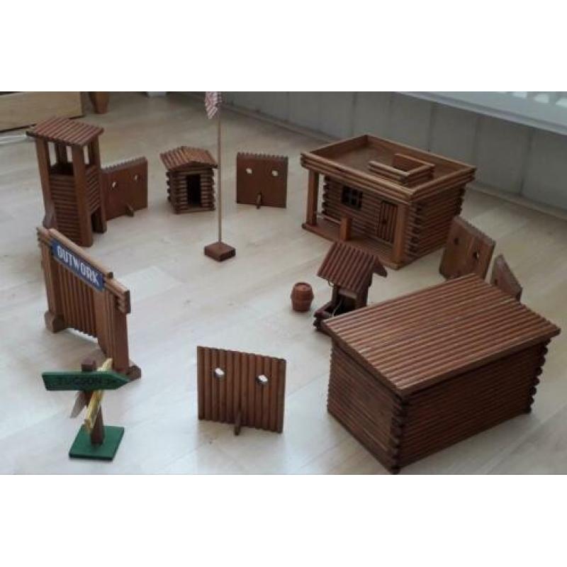 Houten ranch uit jaren '70