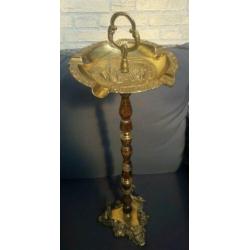 Staande asbak koper 67 cm