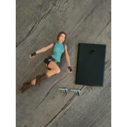 NECA Tomb Raider Anniversary (Lara Croft 2 Pistols and Base)