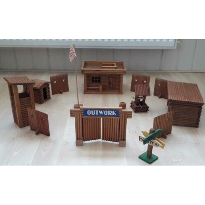 Houten ranch uit jaren '70