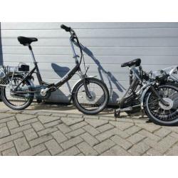 Twee vouwfietsen Eco Traveller elektrishe 3 naaf versnelling