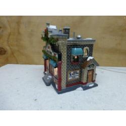 department 56 Sam's butcher shop slager kerstdorp kersthuis