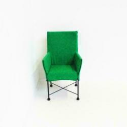 Montis Chaplin Fauteuils, Designstoelen, gestoffeerd Groen