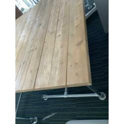 Mooie steiger houten tafel