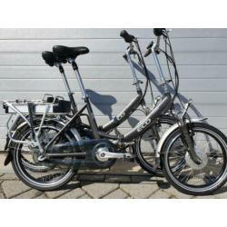 Twee vouwfietsen Eco Traveller elektrishe 3 naaf versnelling