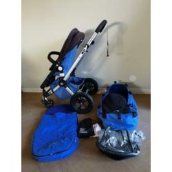 Bugaboo cameleon blauw complete set