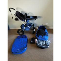 Bugaboo cameleon blauw complete set