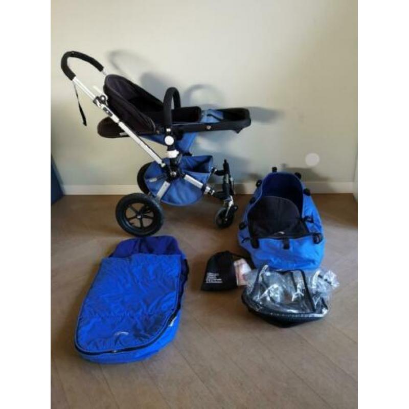 Bugaboo cameleon blauw complete set