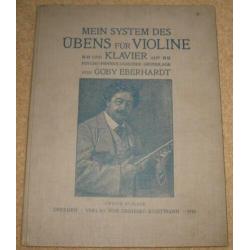 Übens für Violine; G. Eberhard; 1910