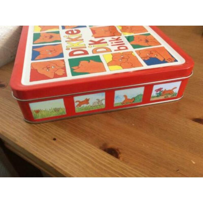 Dikkie Dik Blik koekjesblik 21 x 21 x 5 cm