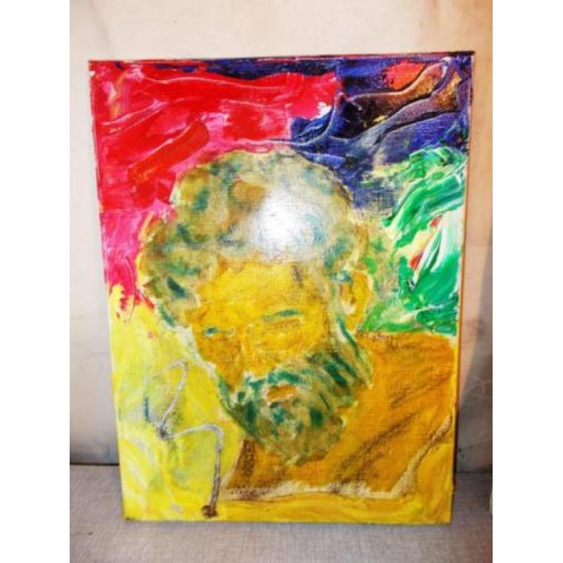 4 Zeer mooi geschilderd Abstracte Werken
