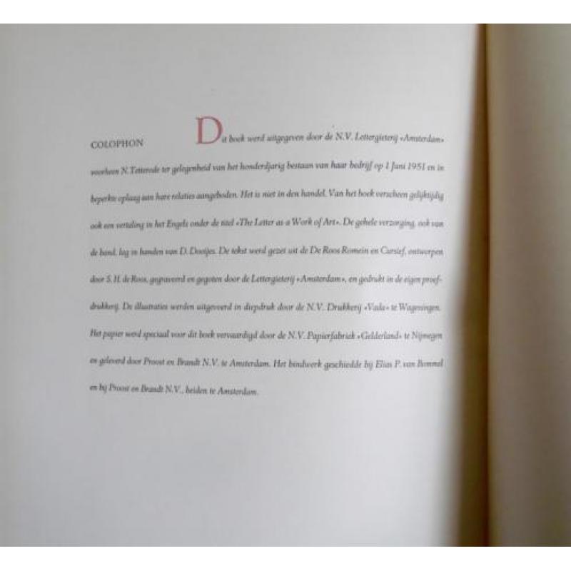 100 jaar De letters als kunstwerken - Dr. G. Knuttel Wzn