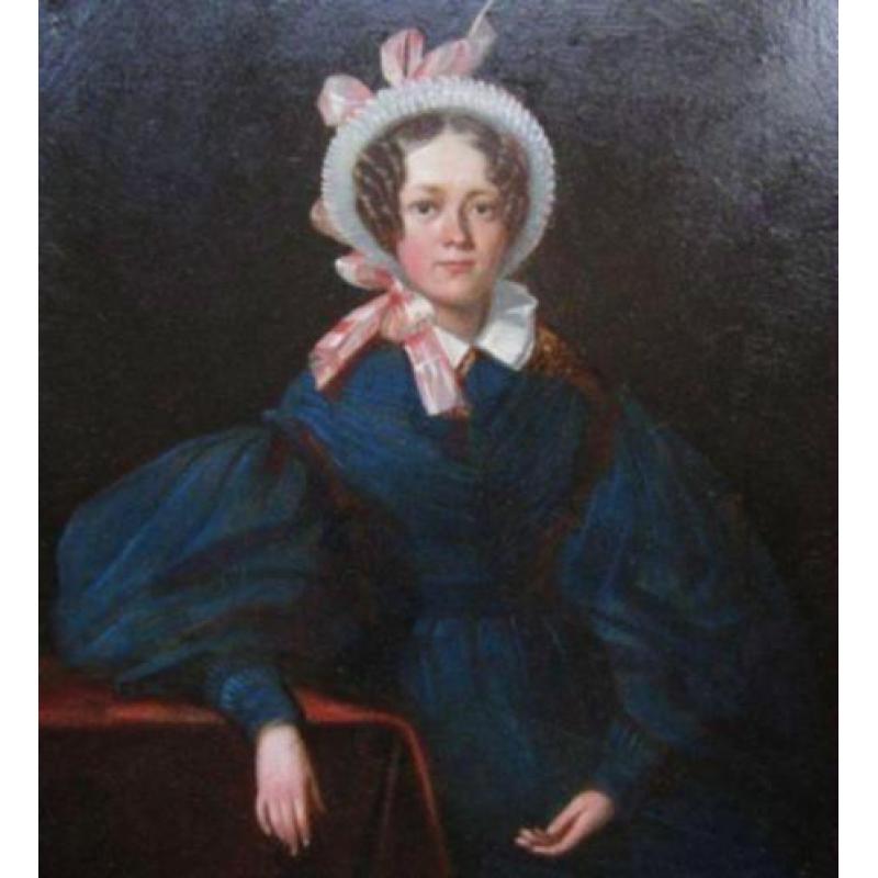 =====BIEDERMEIER==damesportret===ca 1840===