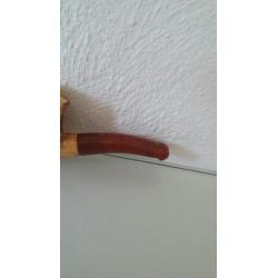 Antiek handgesneden meerschuim pijpje
