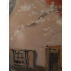 Aquarel boerderijtje Sint Pieter Maastricht