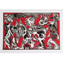 Originele Joop96 pentekeningen 30 x 21cm