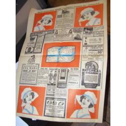 Echte krant uit 1923 (A15 781) H