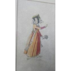 Originele tekening gesigneerd J. van Raalte