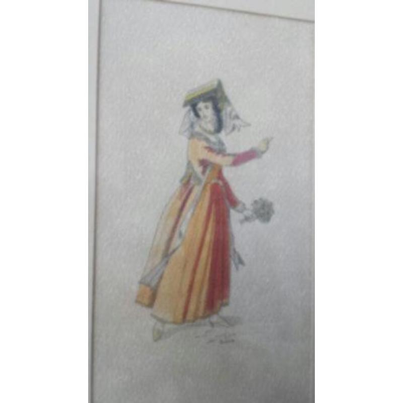 Originele tekening gesigneerd J. van Raalte
