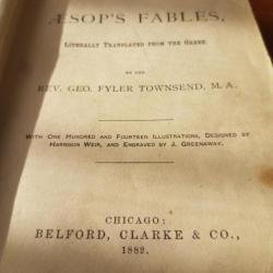 Aesop's Fables 1882