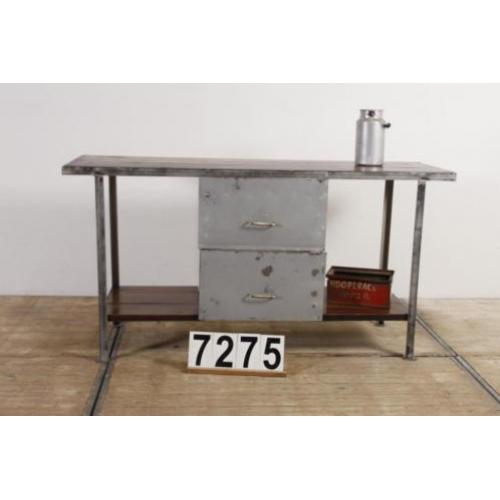 Industrieel vintage werkbank/dressoir/toonbank nr.7275