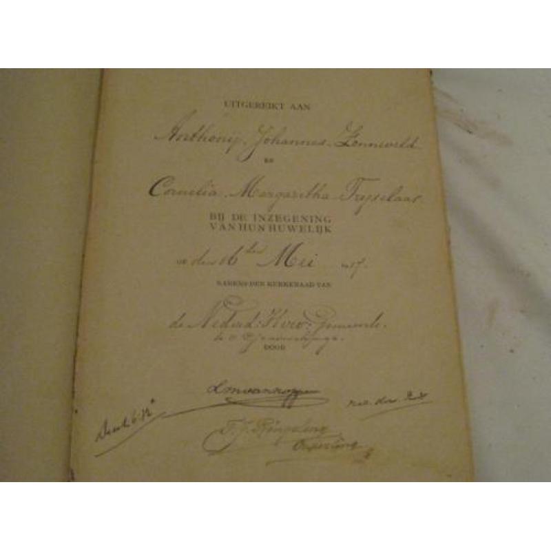 oude boeken bijbel van 1914