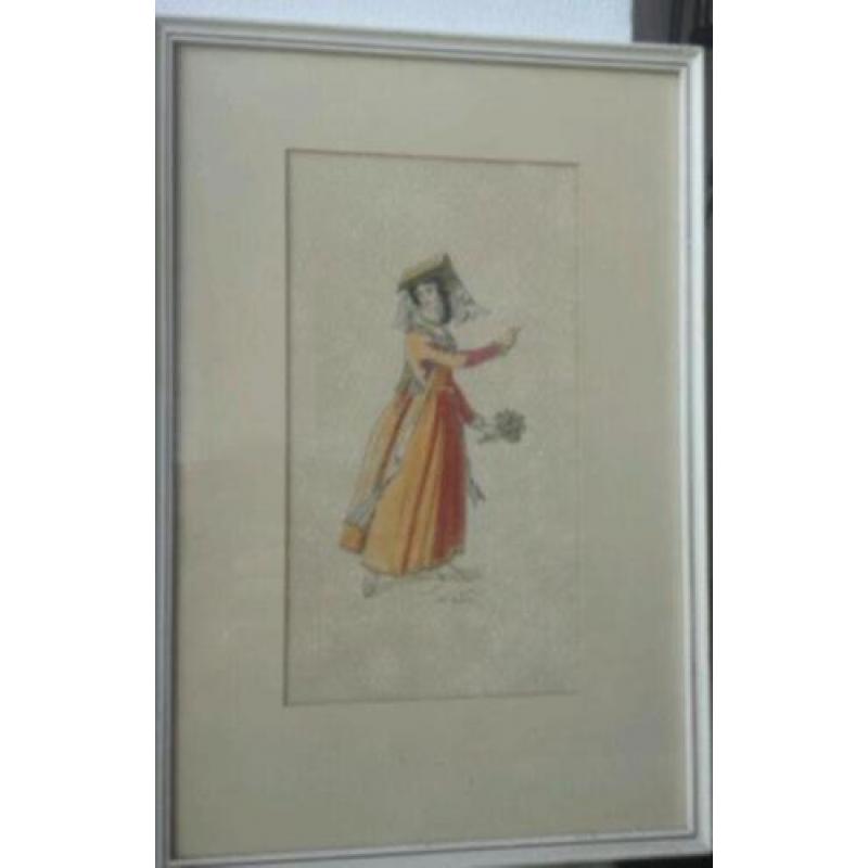 Originele tekening gesigneerd J. van Raalte
