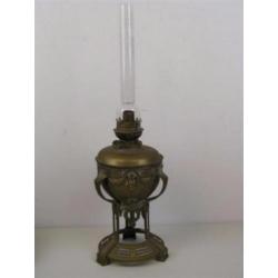 Koperen Louis Seize olielamp