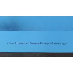Raoul Hausmann - Frauennacken - fotolitho, 1989