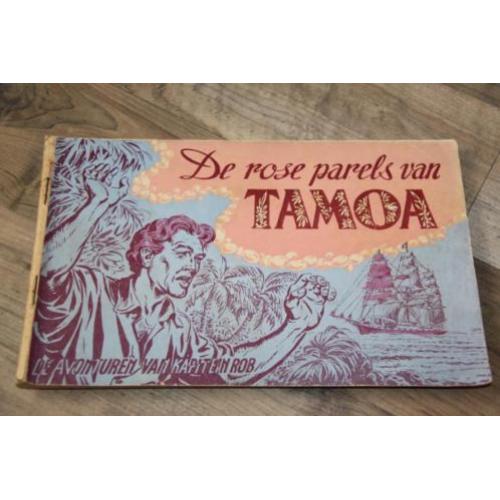 Leuk boekje DE ROSE PARELS VAN TAMOA van Kapitein Rob 1951)