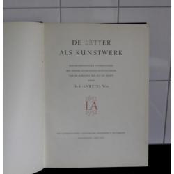 100 jaar De letters als kunstwerken - Dr. G. Knuttel Wzn
