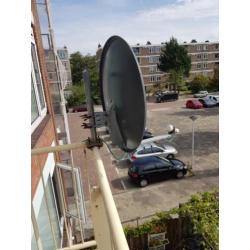 Te koop digitenne met schotel kabel en afstandbediening