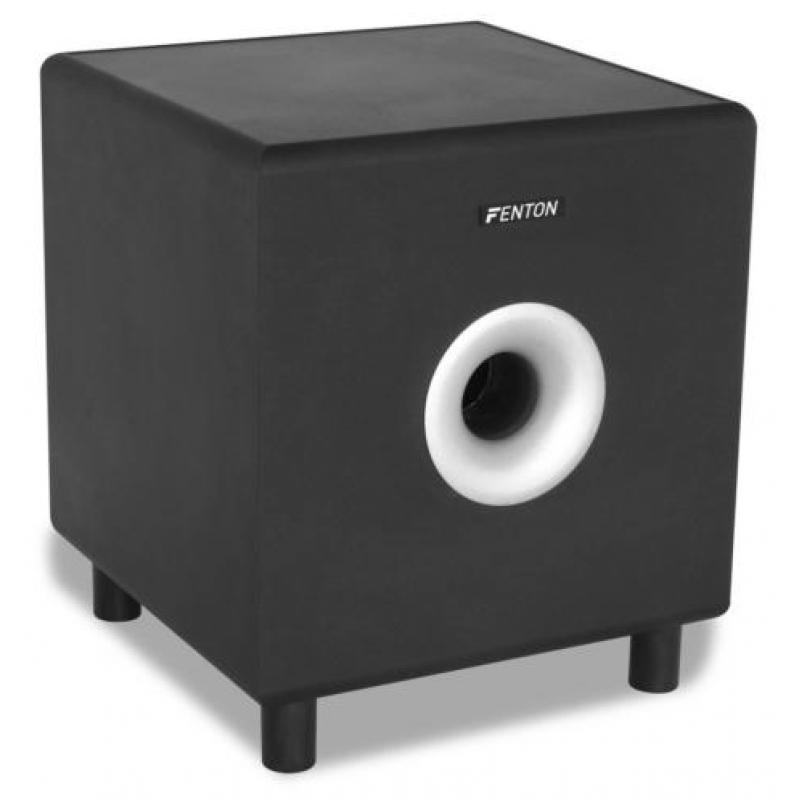 2e keus - Fenton SHFS10B Actieve 10" HiFi Subwoofer - Zwart