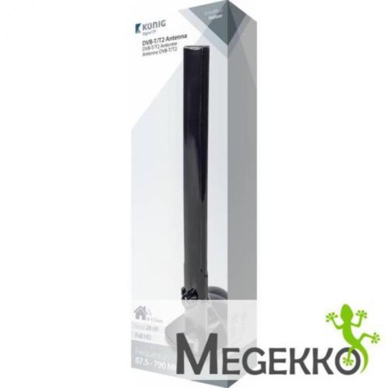 DVB-T/T2 Binnen Antenne 28 dB VHF / UHF