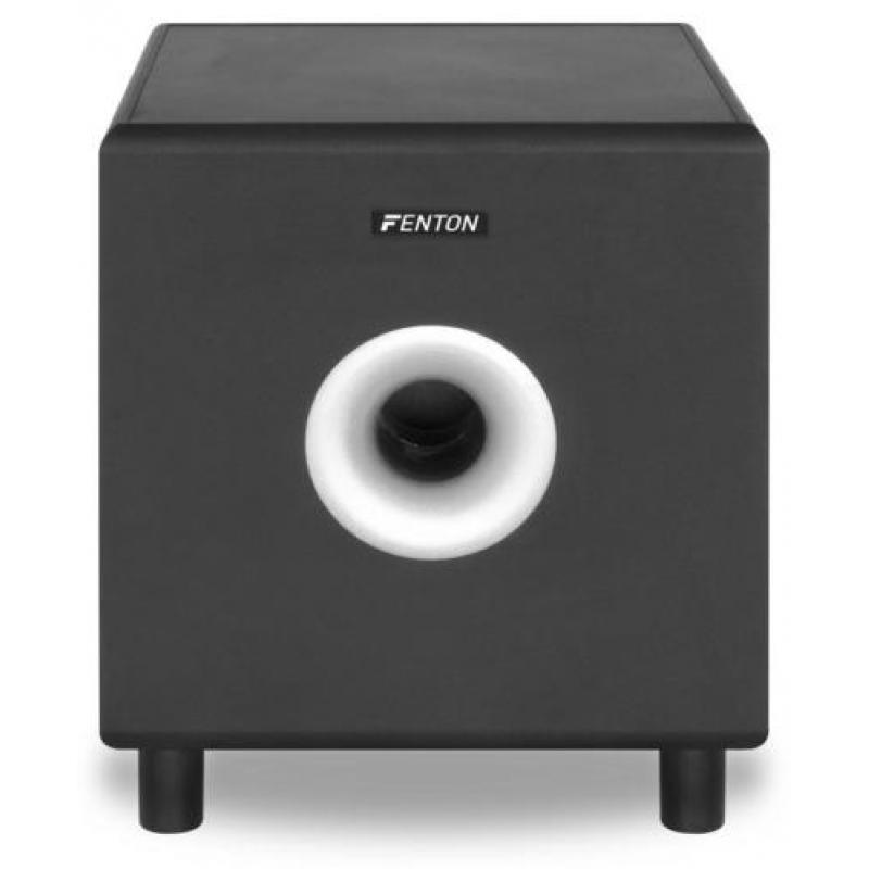 2e keus - Fenton SHFS10B Actieve 10" HiFi Subwoofer - Zwart