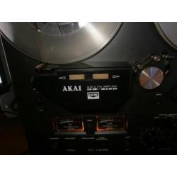 Akai GX 215 d met 3 koppen, 3 motoren en banden