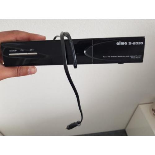 Te koop digitenne met schotel kabel en afstandbediening