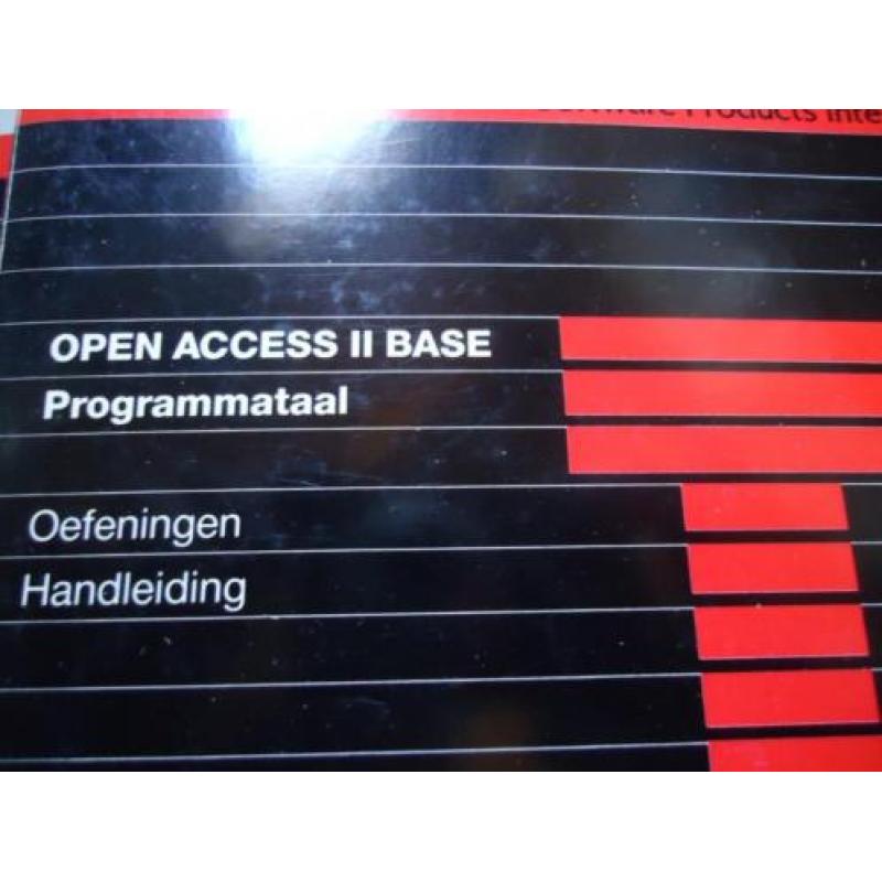 6 boeken in houder van Open acces