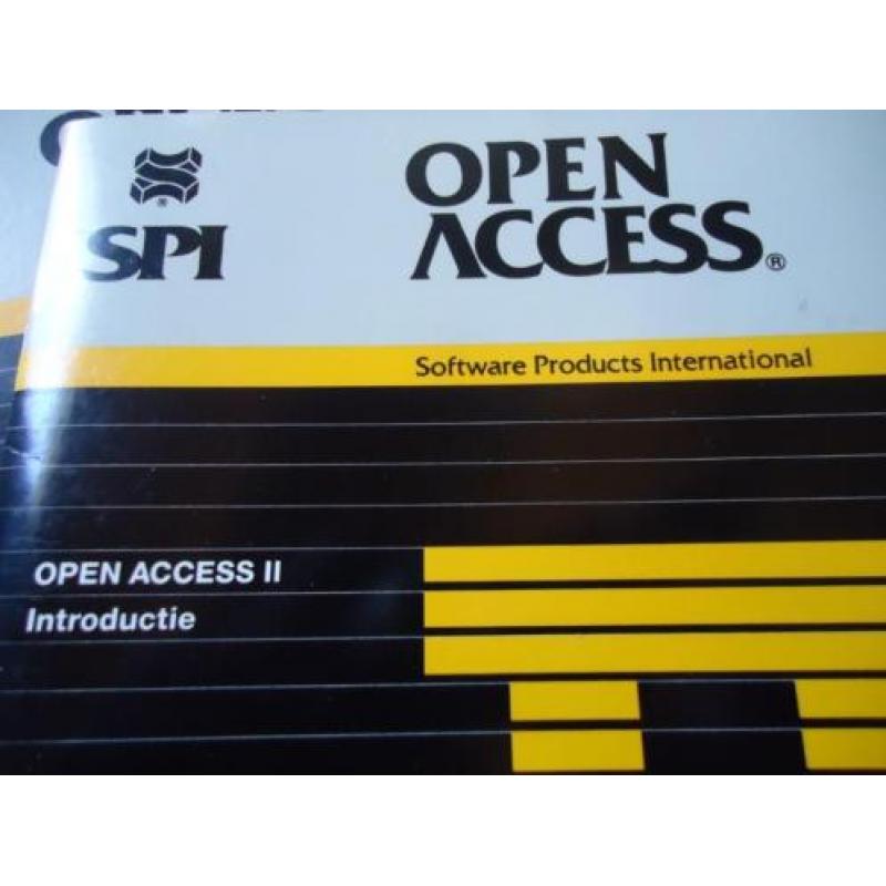 6 boeken in houder van Open acces