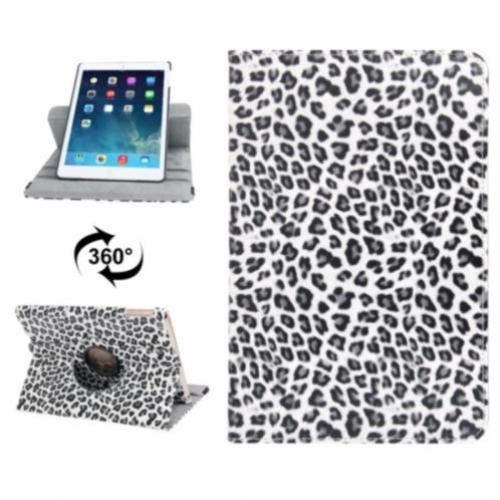 Luipaard Zwart Wit Hoes iPad 5 Air Draaibaar 360 Rotatie