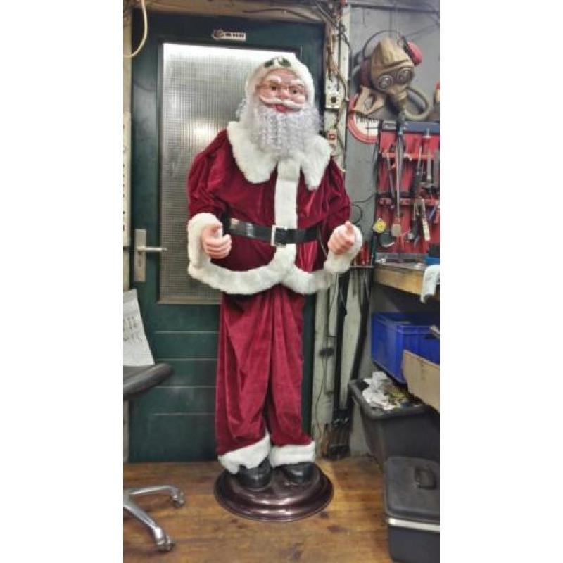Mooie kerst man kan in schuifen en uit schuifen hoogte 175