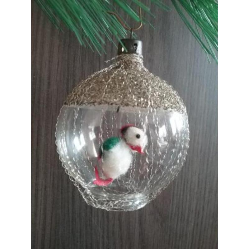 Oude kerstballen figuren kerstversiering kerst bal antiek