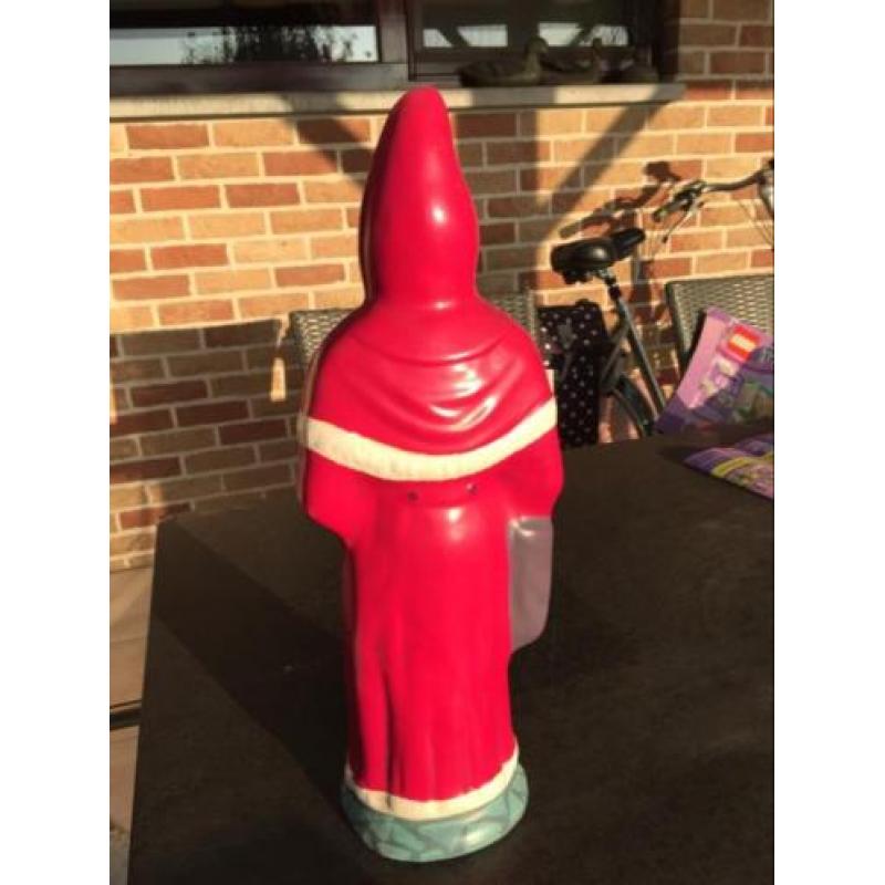 Grote antieke oude kerstman winkel etalage