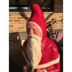 Grote antieke oude kerstman winkel etalage