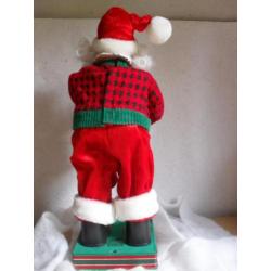 zingende en twistende kerstman