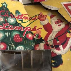Antieke kerstlampjes